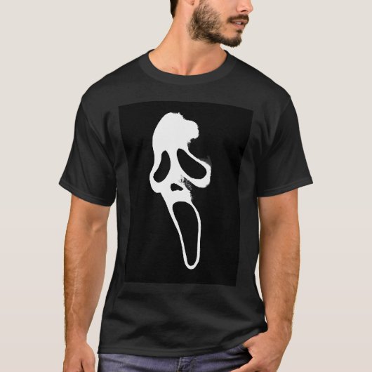 Screamホラームービーマスク Tシャツ (正面)