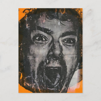 Scream顔はがき ポストカード