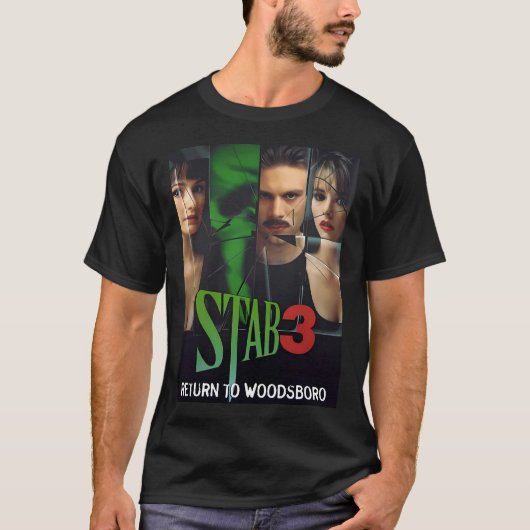 Scream 3悲鳴3ホラー映画 tシャツ (正面)
