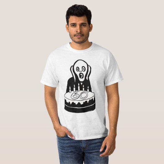 Scream 60白Tシャツ Tシャツ (正面フル)