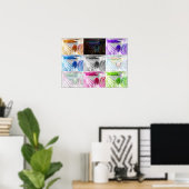 「Scream Collage」ポスター ポスター (ホームオフィス)