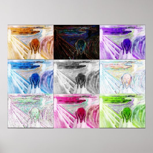 「Scream Collage」ポスター ポスター (正面)