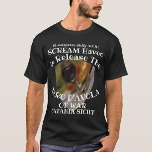 Scream Havoc Release ネロダヴォラ ワー キャターニア Tシャツ