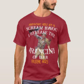 Scream Havoc Release Arancini War Palermo Sicily Tシャツ (正面)