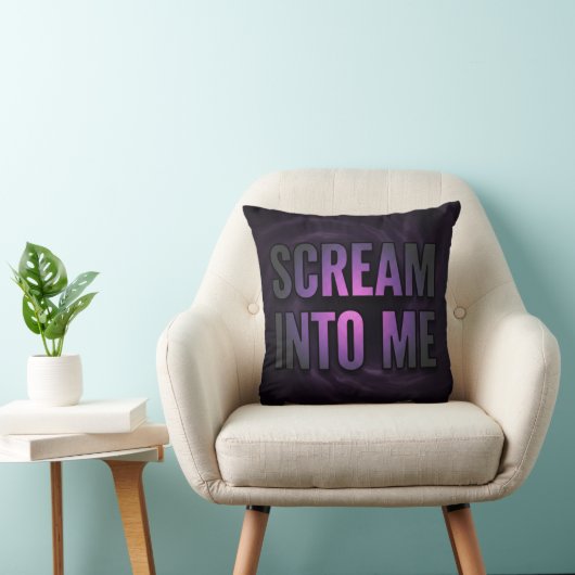 Scream Into Me | Migraine Mood Pillow クッション (椅子)