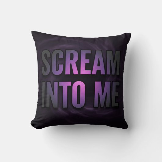 Scream Into Me | Migraine Mood Pillow クッション (正面)