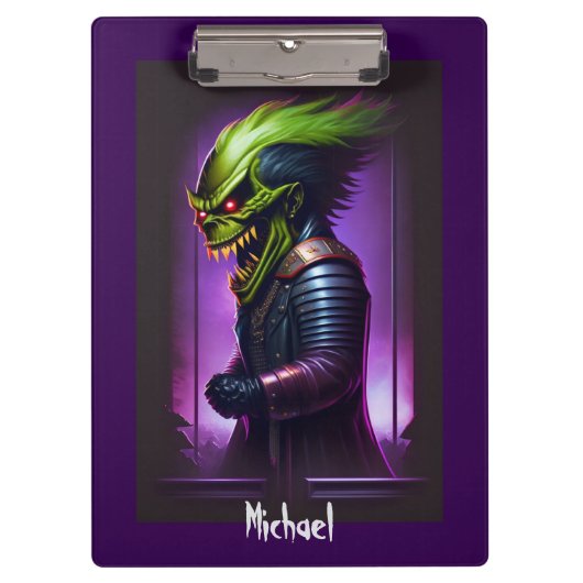 Screamin' Demon Heavy Metal Art クリップボード (正面)