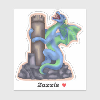 Screaming Dragon Sticker シール