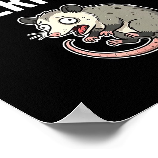 Screaming Internally Funny Ossum Anxiety Meme  ポスター (角)