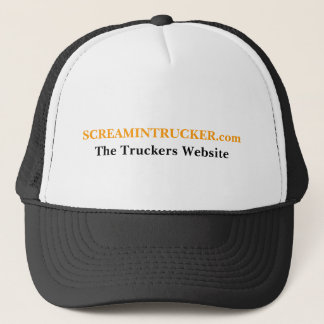 SCREAMINTRUCKER.comのトラック運転手のウェブサイト キャップ