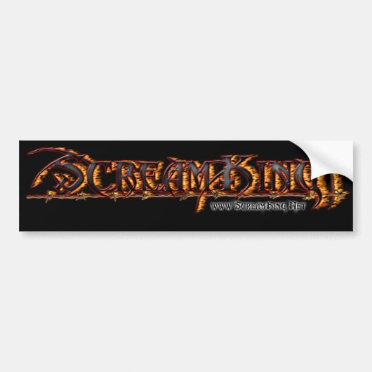 ScreamKingのバンパーステッカー バンパーステッカー (正面)