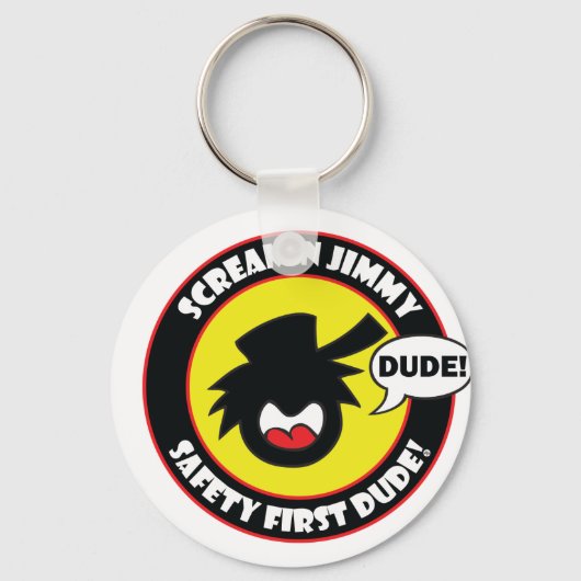SCREAM'N JIMMYロゴ製品 キーホルダー (正面)