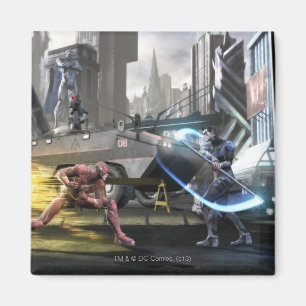 Screenshot: フラッシュ対Nightwing マグネット