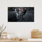 Screenshot: Cyborg vs Batman ポスター (キッチン)