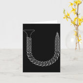 Screw Shaped U - Funny Tool Insul  カード (黄色い花)