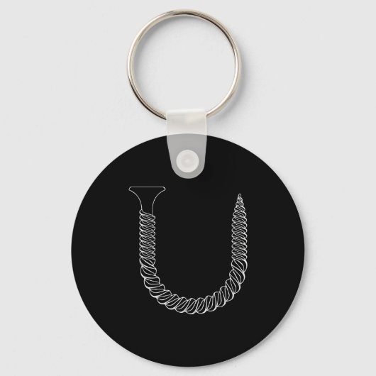 Screw Shaped U - Funny Tool Insul  キーホルダー (正面)