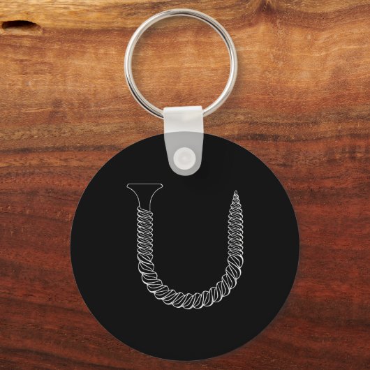 Screw Shaped U - Funny Tool Insul  キーホルダー (正面)