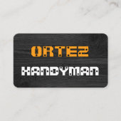 Screwed In Panel Your Name 名刺 (正面)