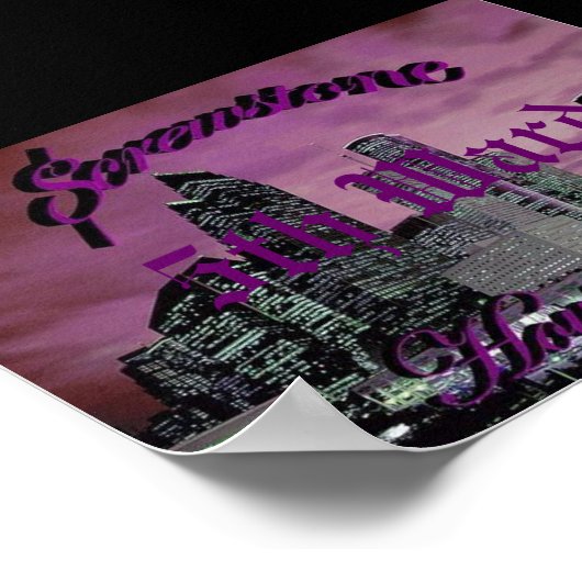 ScrewStone 5th Ward Houston,Tx ポスター (角)