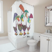 ScrffyMugArtGalleryシャワーカーテン シャワーカーテン (インサイチュ)