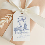 Scribble お洒落 Vintage Christmas ギフトタグ<br><div class="desc">このホリデーシーズンの昨日の魅力を体験！私たちの'Let'Getすてき'クリスマスギフトタグは、ヴィンテージの魅力と創造性を混ぜ合わモダンせる。ピンク色の青いフェスティバルイラストレーションで飾られた温よくはしゃぐかいクリームの背景は、楽しい時間に最適なトーンをすてき設定する。手書きスクリプトは個人touchを追加する。</div>