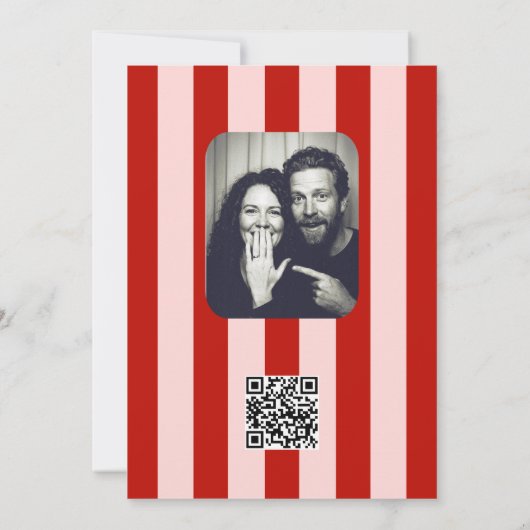 Scribble Funny Doodle Save the date Invitation 招待状 (裏面)