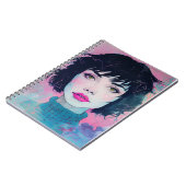 Scribble Portrait | Notebook Journal ノートブック (左側)