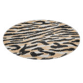 Scribble Zebra Leopard:ヴィンテージ カッティングボード (角)