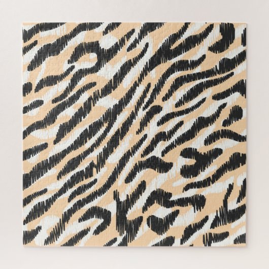 Scribble Zebra Leopard:ヴィンテージ ジグソーパズル (縦)