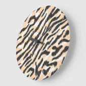 Scribble Zebra Leopard:ヴィンテージ ラージ壁時計 (傾斜)