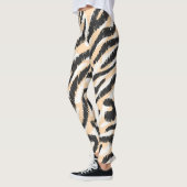 Scribble Zebra Leopard:ヴィンテージ レギンス (左)