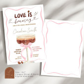 ScribbleEspresso Martiniコケットの愛が醸造されている 招待状