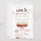 ScribbleEspresso Martiniコケットの愛が醸造されている 招待状 (正面)