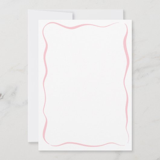 ScribbleEspresso Martiniコケットの愛が醸造されている 招待状 (裏面)