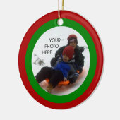 Scribbleprintのクリスマス セラミックオーナメント (左)