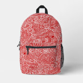 Scribbleprint Backpack プリントバックパック (正面)