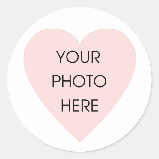 Scribblprintホワイトハートステッ縁どク ラウンドシール (正面)