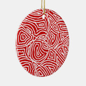 Scribblprint円 セラミックオーナメント (右)