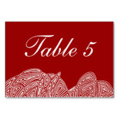 Scribblprint Waves テーブルナンバー (正面)