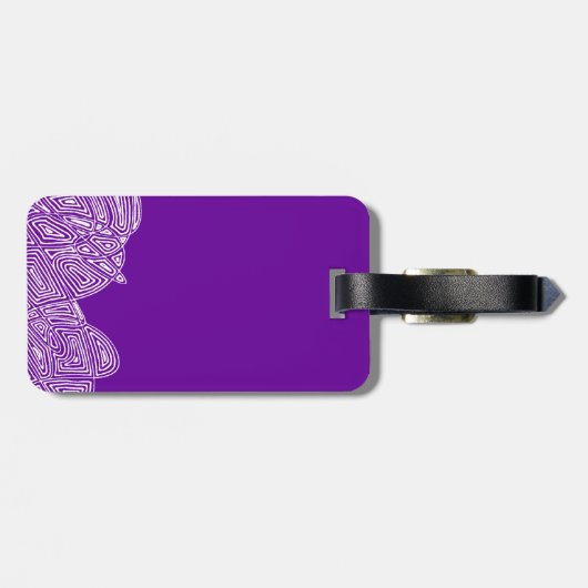 Scribblprint Waves ラゲッジタグ (裏面横)