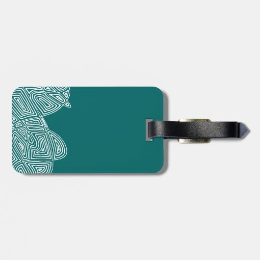 Scribblprint Waves ラゲッジタグ (裏面横)