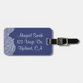 Scribblprint Waves ラゲッジタグ