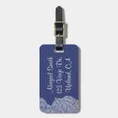 Scribblprint Waves ラゲッジタグ (正面縦)