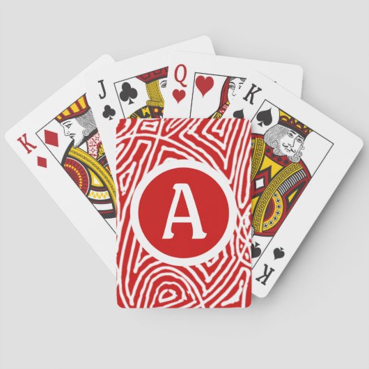 Scribblprintesイニシャル トランプ (裏面)