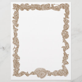 Scribblprintsレターヘッド – ブラウン