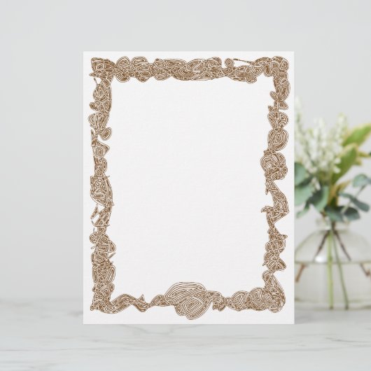 Scribblprintsレターヘッド – ブラウン (スタンド正面)