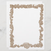 Scribblprintsレターヘッド – ブラウン (正面/裏面)