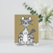 Scribby Cat 21 ポストカード (スタンド正面)