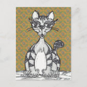 Scribby Cat 21 ポストカード (正面)