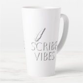 Scribe Vibes ライター 著者 詩人 カフェラテマグ (右アングル)